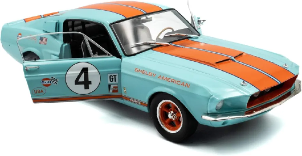 1:18 Shelby GT500 Racing Tribute 1967, Bleu