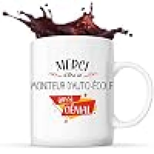 Mug Merci Moniteur d'auto-école Génial - Tasse Idée Cadeau Collègue Travail Retraite