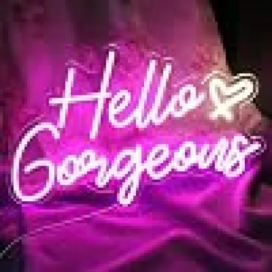 Enseigne néon LED personnalisable, personnalisable pour décoration murale, cour, mariage, fête d'anniversaire, chambre, bar, magasin, panneau lumineux en différentes tailles (2 lignes)