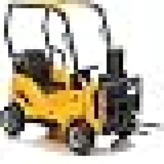 12V Voiture Électrique Enfant sur Chariot Élévateur avec Tente Jaune