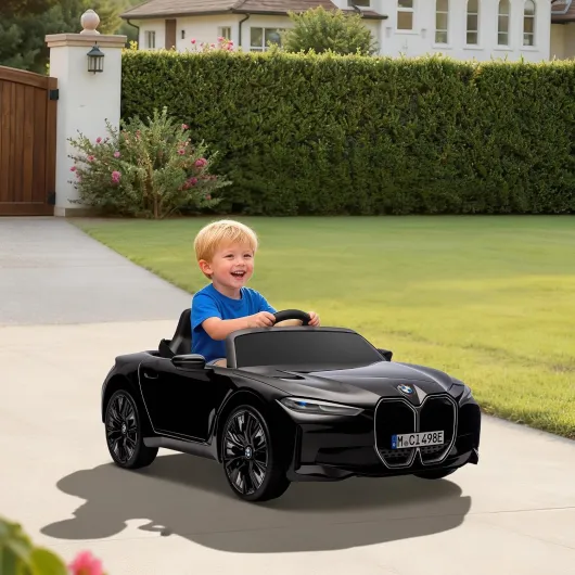 Voiture Électrique Enfants Licence BMW I4 12V 3-5 km/h Noir