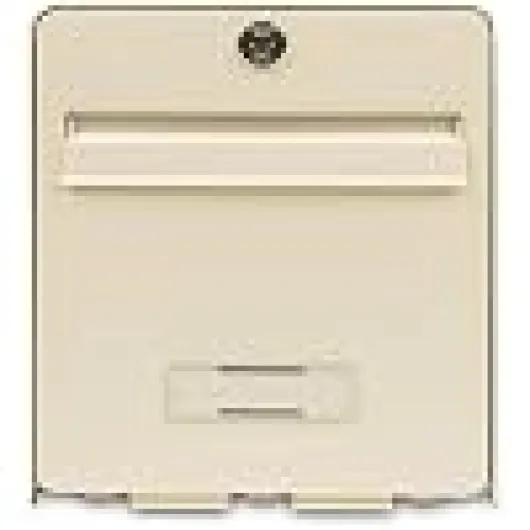 BURG-WÄCHTER Boîte aux Lettres Agréée La Poste, 1 Porte, 501 BE C FAVOR, Beige, en Acier Galvanisé, Avec Porte à Ouverture Totale et Stop-Courrier (Porte bloquée à 120°) Beige Unique